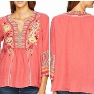 Johnny Was Workshop Tilly Flare Top